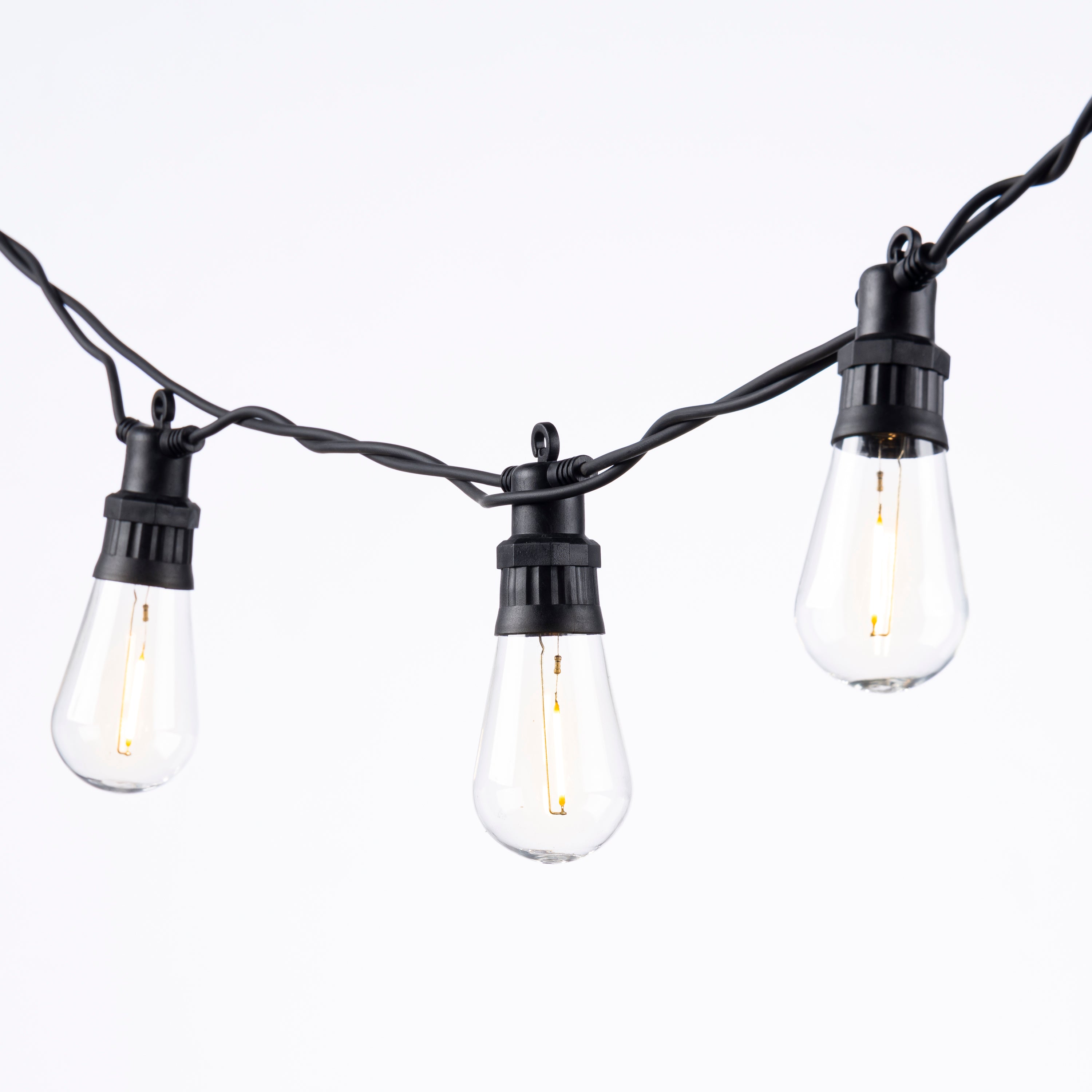 Connectable 14.75 ft. LED A60 Patio String Lights